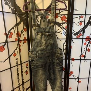 Blue Spice Acid Wash Overalls Size 7